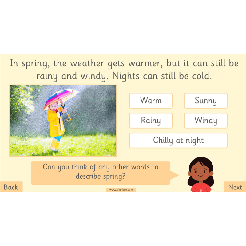PlanBee The Four Seasons KS1 Geography Lesson Pack