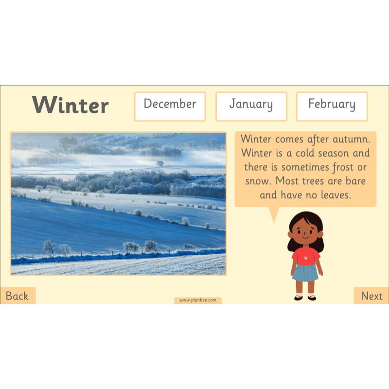PlanBee The Four Seasons KS1 Geography Lesson Pack
