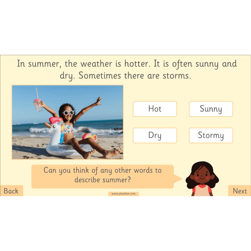 PlanBee The Four Seasons KS1 Geography Lesson Pack