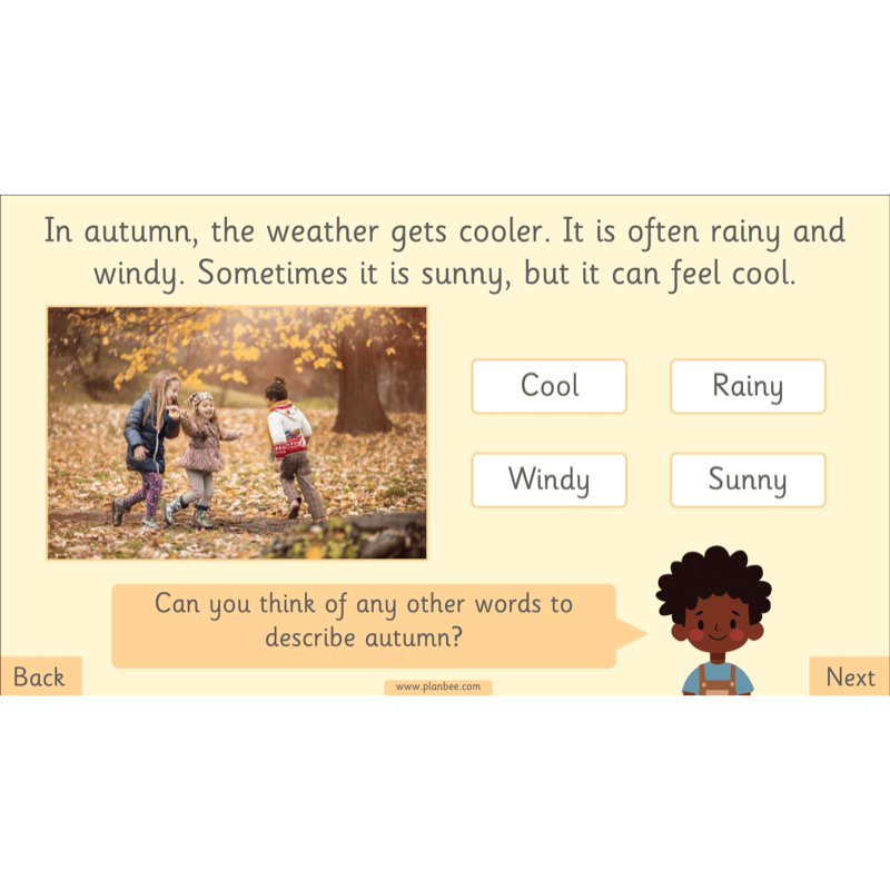 PlanBee The Four Seasons KS1 Geography Lesson Pack