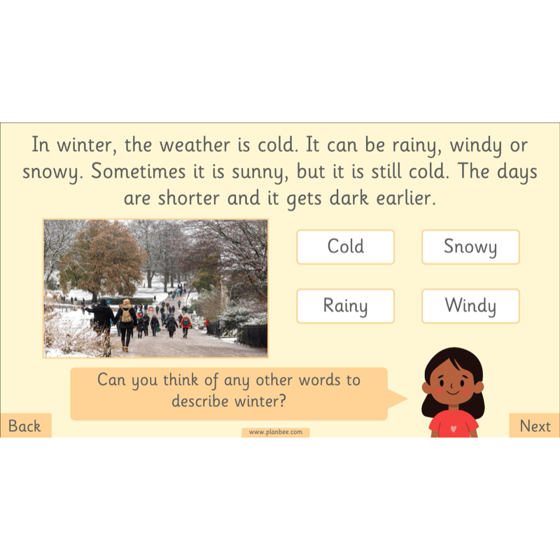PlanBee The Four Seasons KS1 Geography Lesson Pack