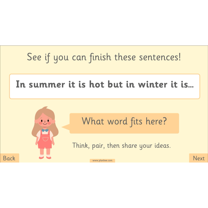 PlanBee The Four Seasons KS1 Geography Lesson Pack