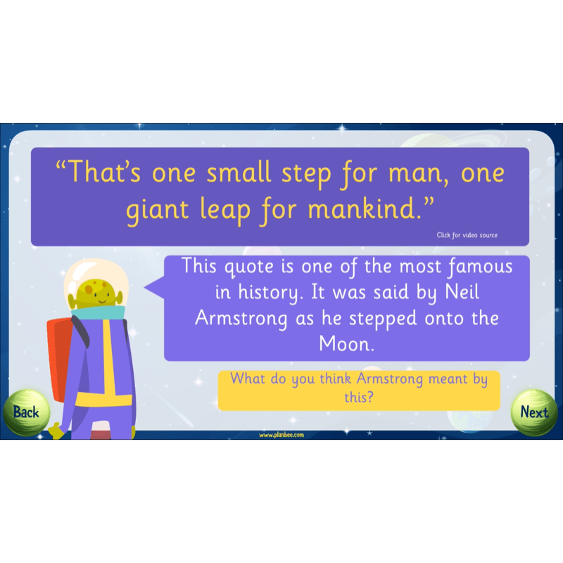 PlanBee The History of Space Travel KS1 Lesson Plans & Resources