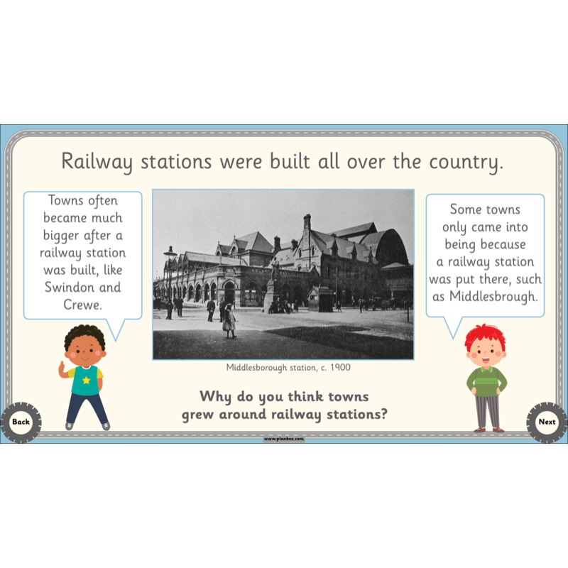 PlanBee The History of Transport KS1 History Lesson Pack