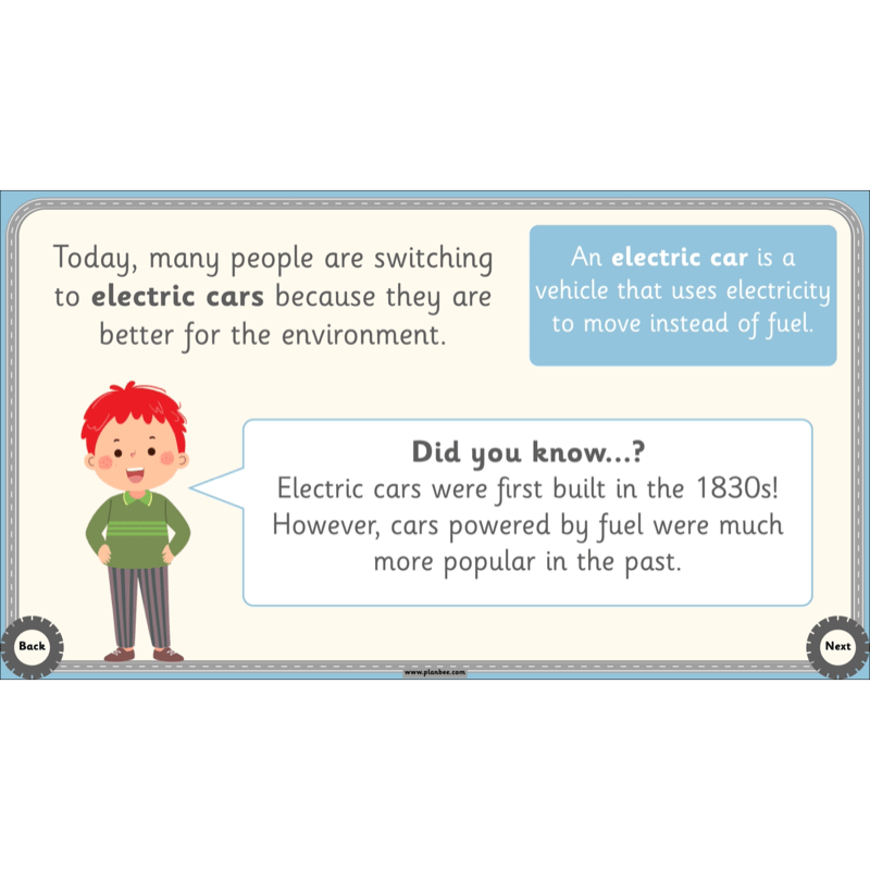 PlanBee The History of Transport KS1 History Lesson Pack