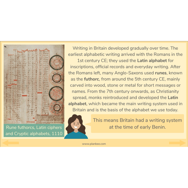 PlanBee The Kingdom of Benin KS2 History Lesson Pack