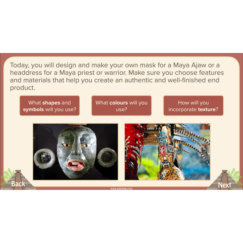 PlanBee The Maya KS2 Topic Enrichment Lesson Pack