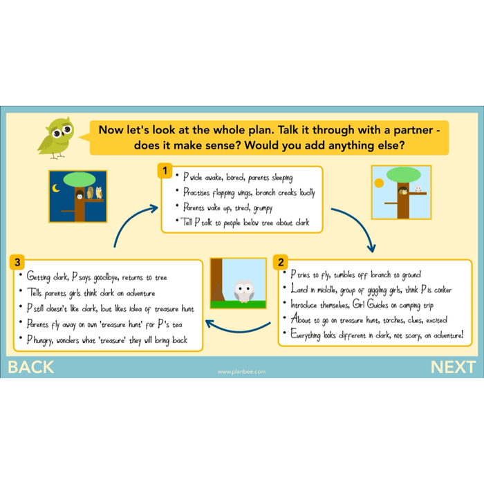 PlanBee The Owl who was Afraid of the Dark | KS2 Narrative Lessons