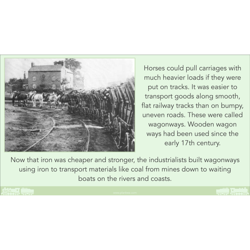 PlanBee The Railway Revolution: Industrial Revolution KS2 PlanBee