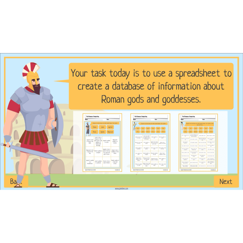 PlanBee The Romans KS2 Topic Enrichment Lesson Pack