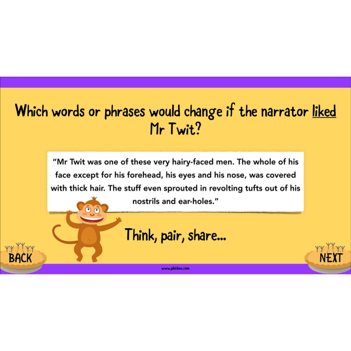 PlanBee The Twits: Descriptive Writing KS2 | Year 4 English Pack