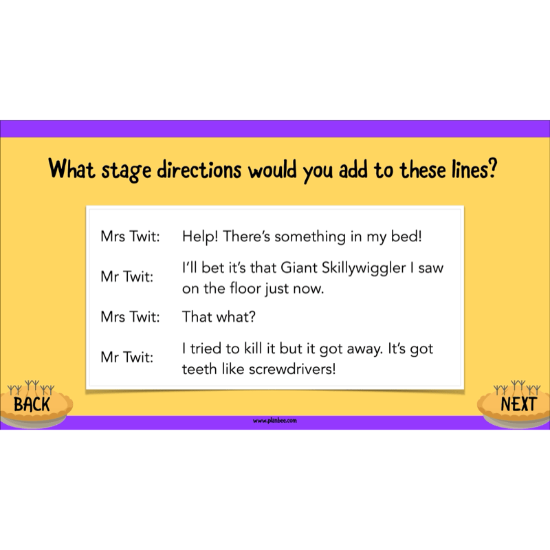 PlanBee The Twits: Playscripts KS2 | Year 4 English Pack