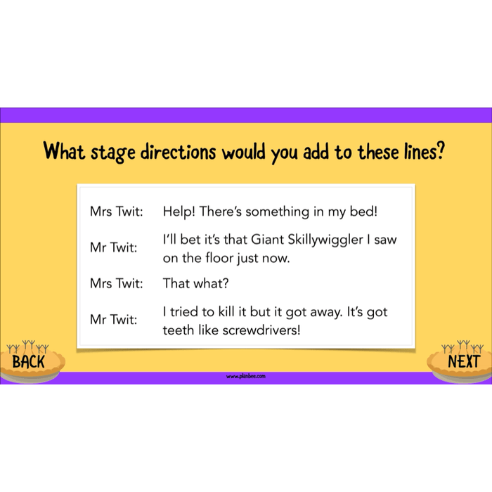 PlanBee The Twits: Playscripts KS2 | Year 4 English Pack