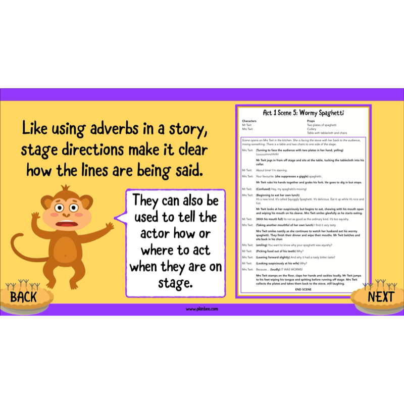 PlanBee The Twits: Playscripts KS2 | Year 4 English Pack