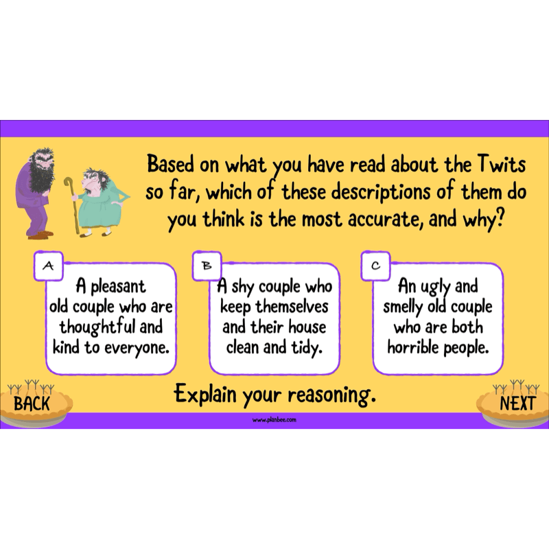 PlanBee The Twits Reading Comprehension KS2 | Year 4 English Pack