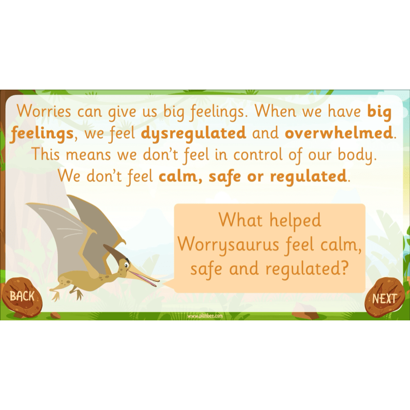 PlanBee The Worrysaurus KS1 PSHE Lesson Pack