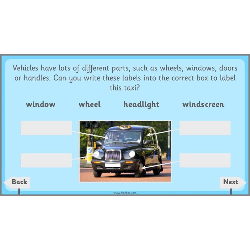PlanBee Moving Vehicles KS1 Year 2 DT Lesson Planning by PlanBee