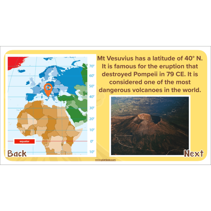 PlanBee Volcanoes KS2 Geography Lesson Planning