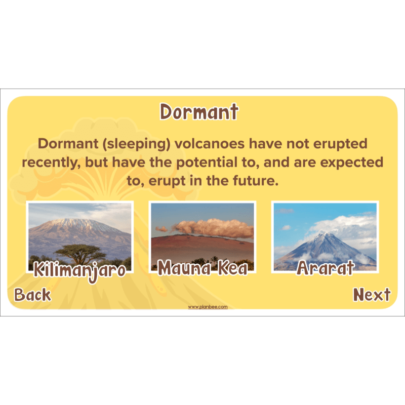 PlanBee Volcanoes KS2 Geography Lesson Planning