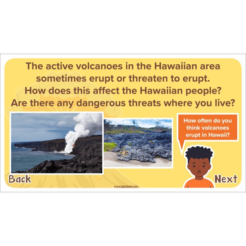 PlanBee Volcanoes KS2 Geography Lesson Planning