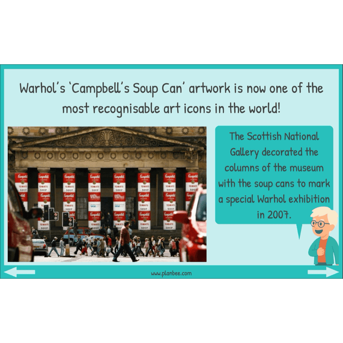 PlanBee Andy Warhol KS2 Art Lessons The Pop Art Movement | PlanBee