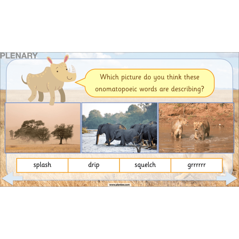 PlanBee We're Going on a Lion Hunt KS1 English Lesson Planning