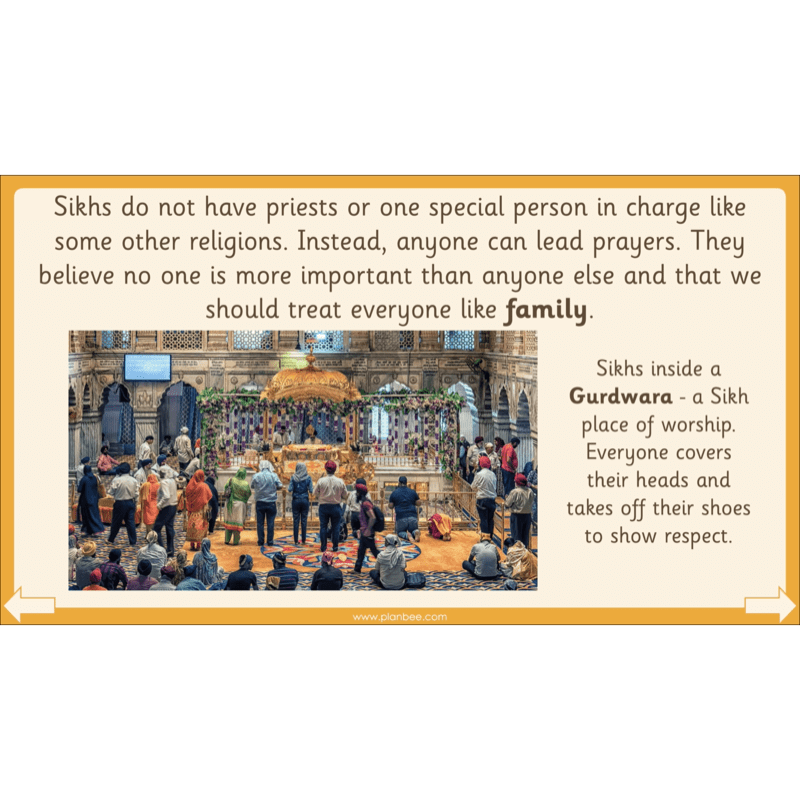 PlanBee What do Sikhs believe? | KS1 RE lesson planning
