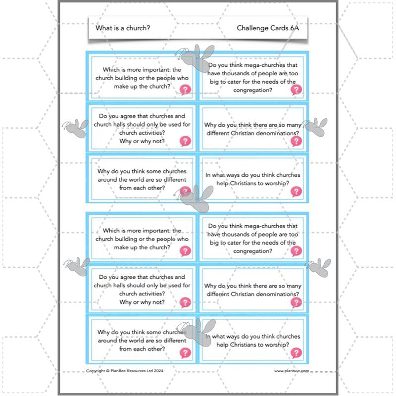 PlanBee What is a Church? Christian Places of Worship KS2 | PlanBee