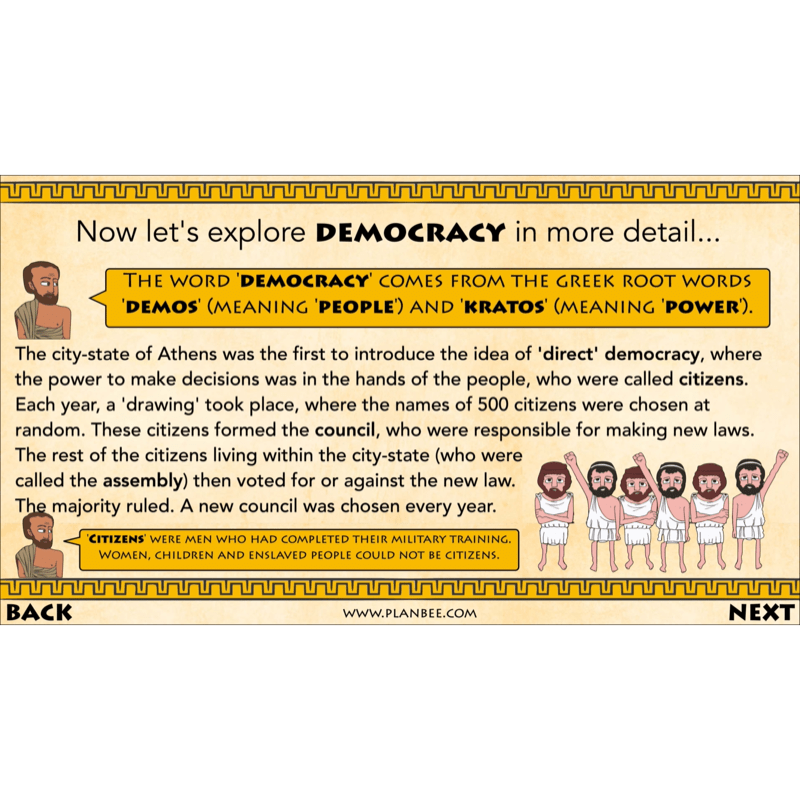 PlanBee Who were the Ancient Greeks KS2 History Lesson Plans
