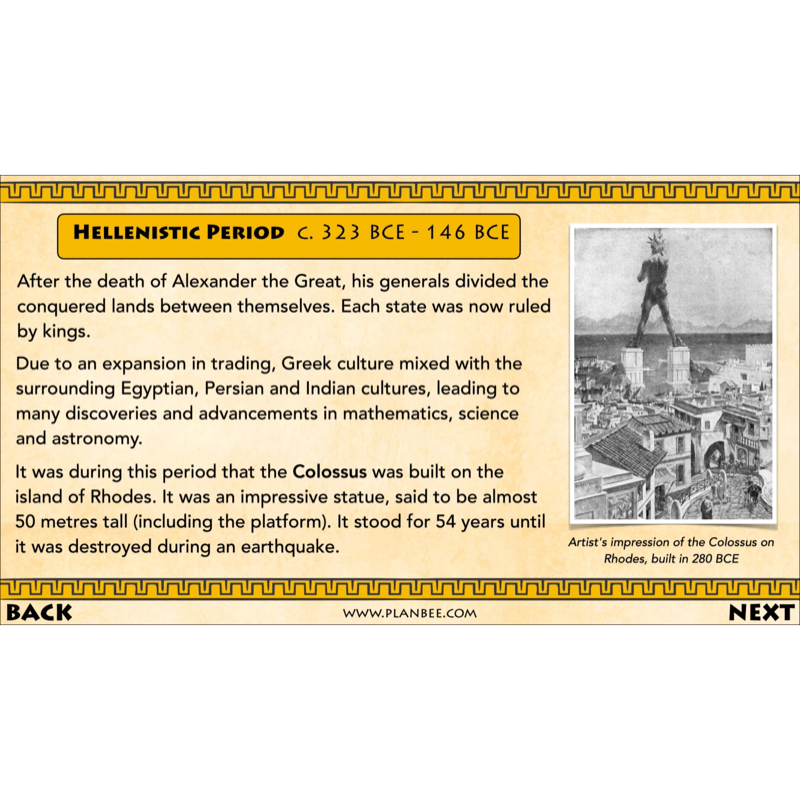 PlanBee Who were the Ancient Greeks KS2 History Lesson Plans