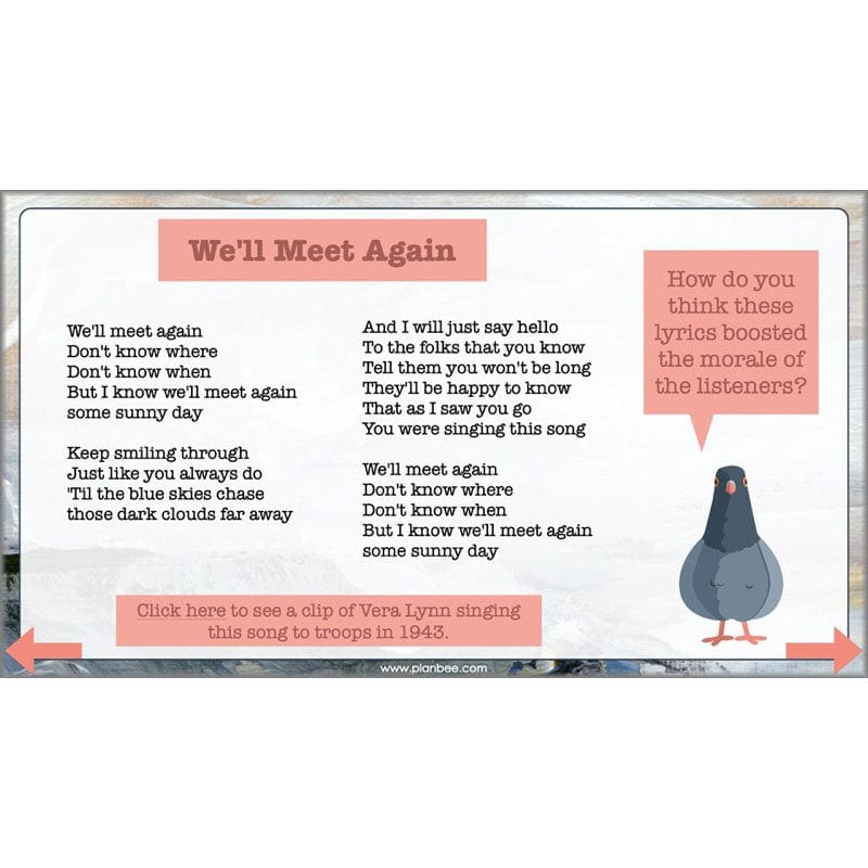 PlanBee World War 2 (Lower KS2) Topic Enrichment Pack