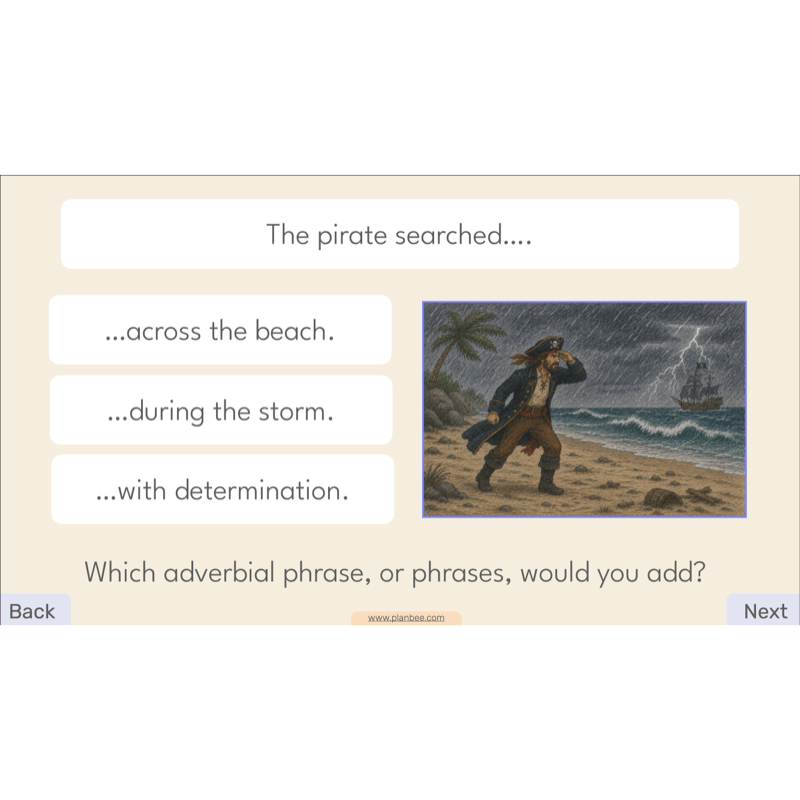 PlanBee Adverbial Phrases KS2 English Lesson Pack