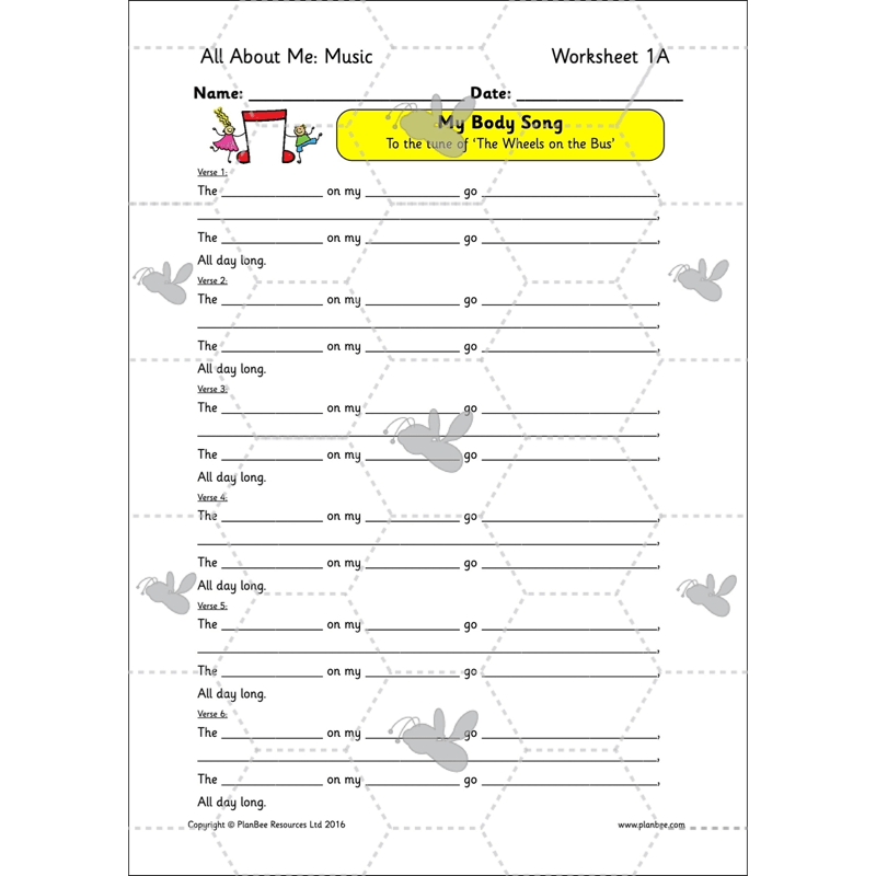 All About Me Topic Enrichment Pack