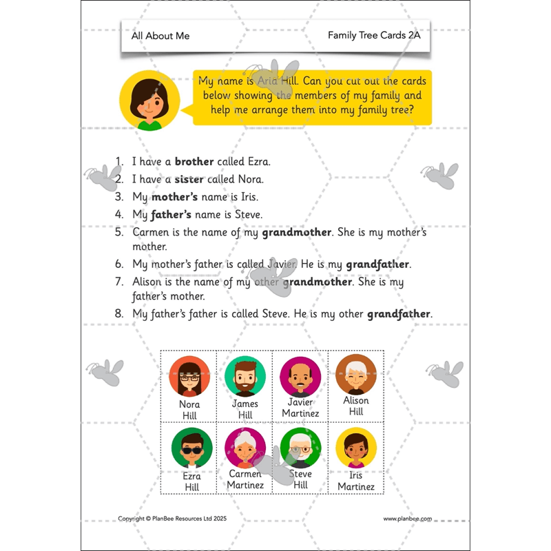 PlanBee All About Me KS1 History Lesson Planning Pack