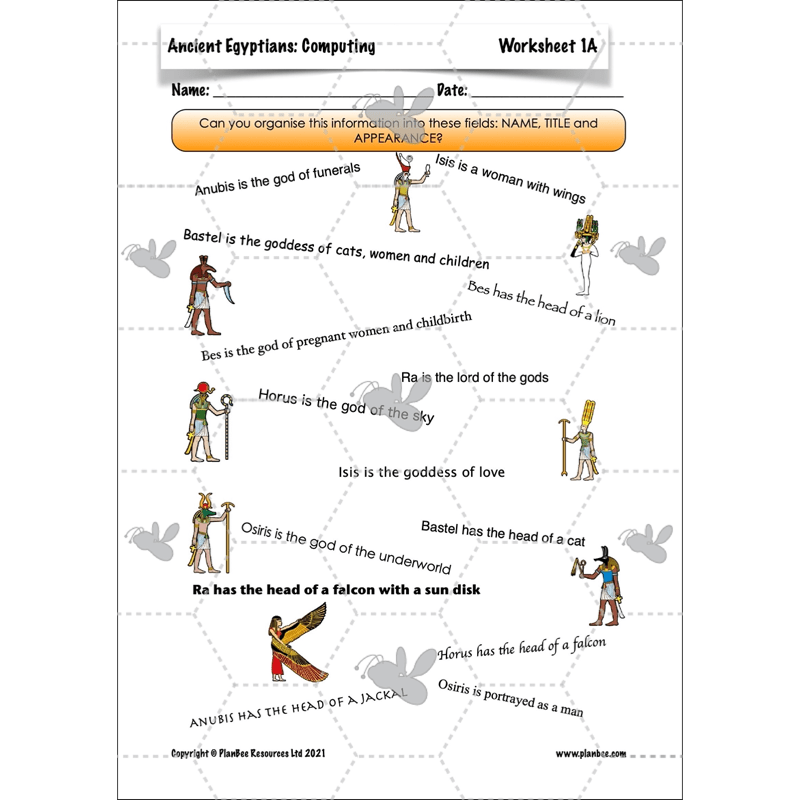 Ancient Egyptians Topic Enrichment Pack