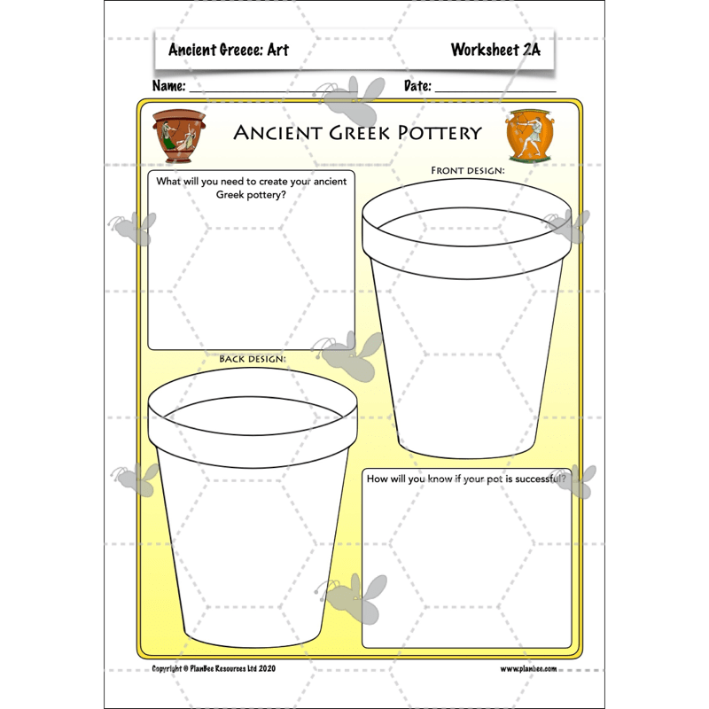 PlanBee Ancient Greece Topic KS2 Enrichment Lesson Pack
