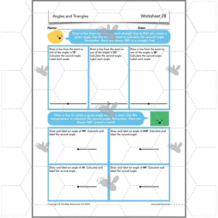 PlanBee Year 5 Angles and Triangles Maths Lessons by PlanBee