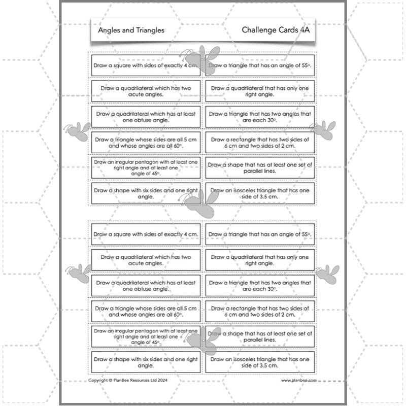 PlanBee Year 5 Angles and Triangles Maths Lessons by PlanBee