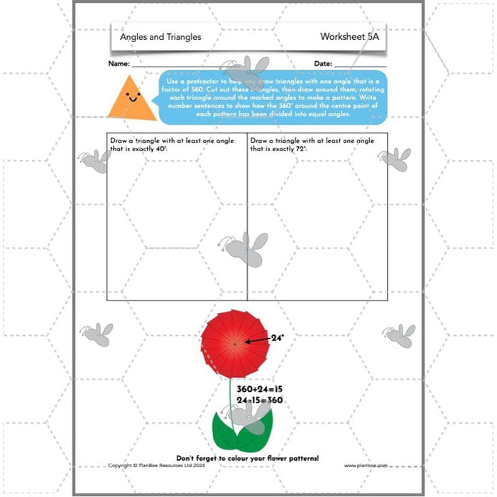 PlanBee Year 5 Angles and Triangles Maths Lessons by PlanBee