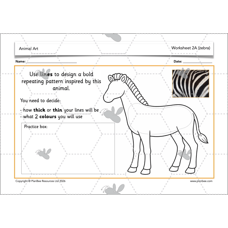 PlanBee Animal Art KS1 | Art Lesson Pack