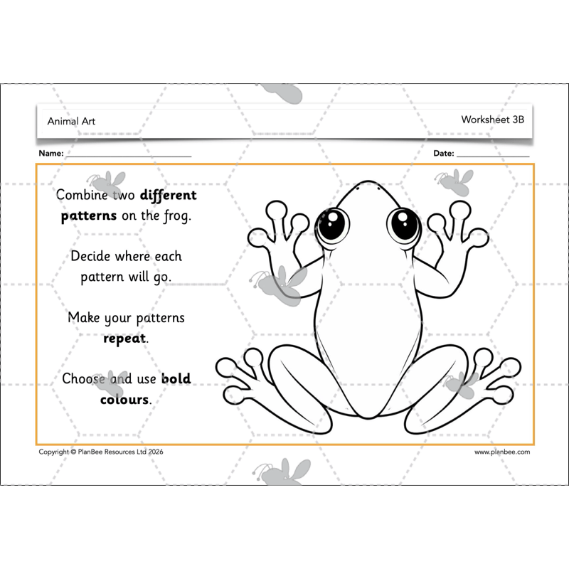 PlanBee Animal Art KS1 | Art Lesson Pack