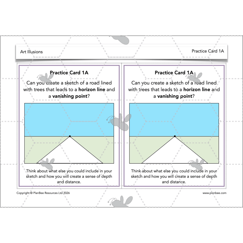 PlanBee Art Illusions | KS2 Art lessons
