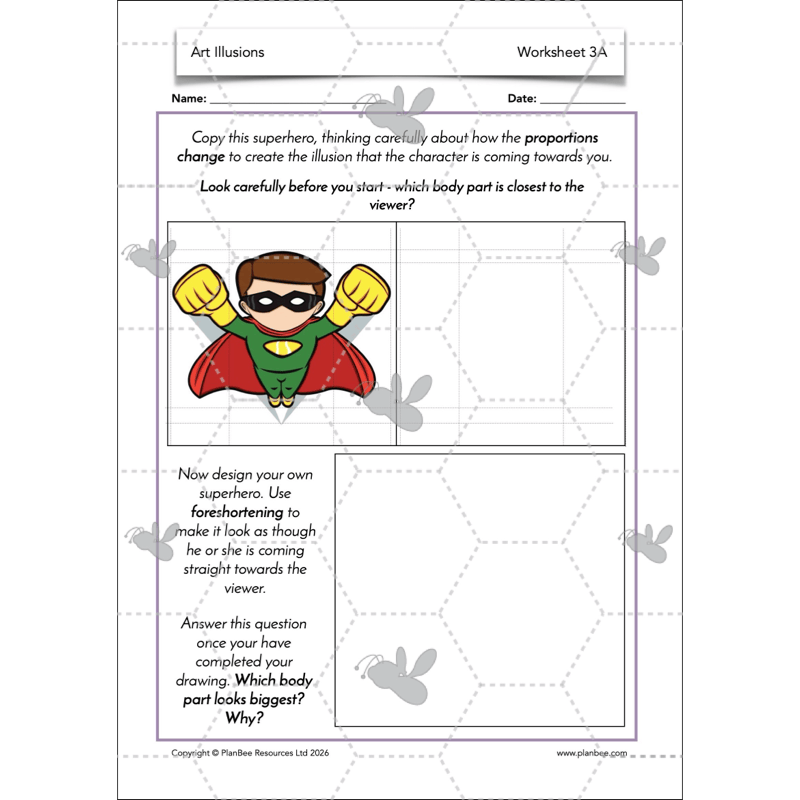 PlanBee Art Illusions | KS2 Art lessons