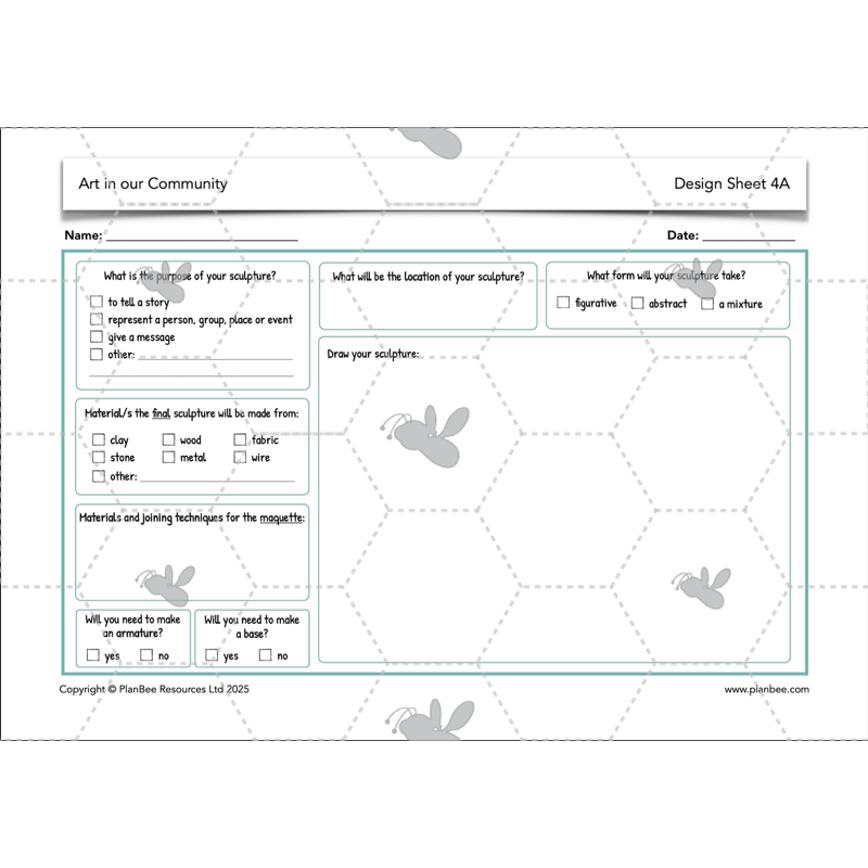 PlanBee Art in our Community | Sculpture KS2 | PlanBee