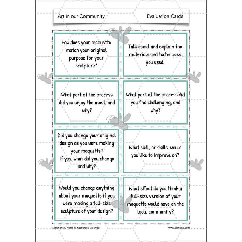 PlanBee Art in our Community | Sculpture KS2 | PlanBee