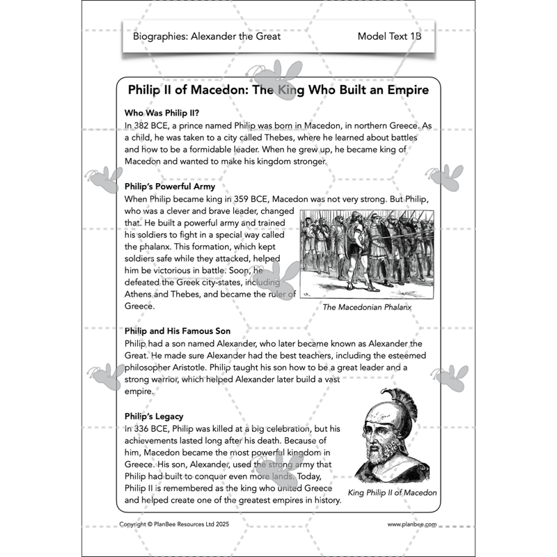 PlanBee Alexander the Great KS2 | English Lessons | Biographies