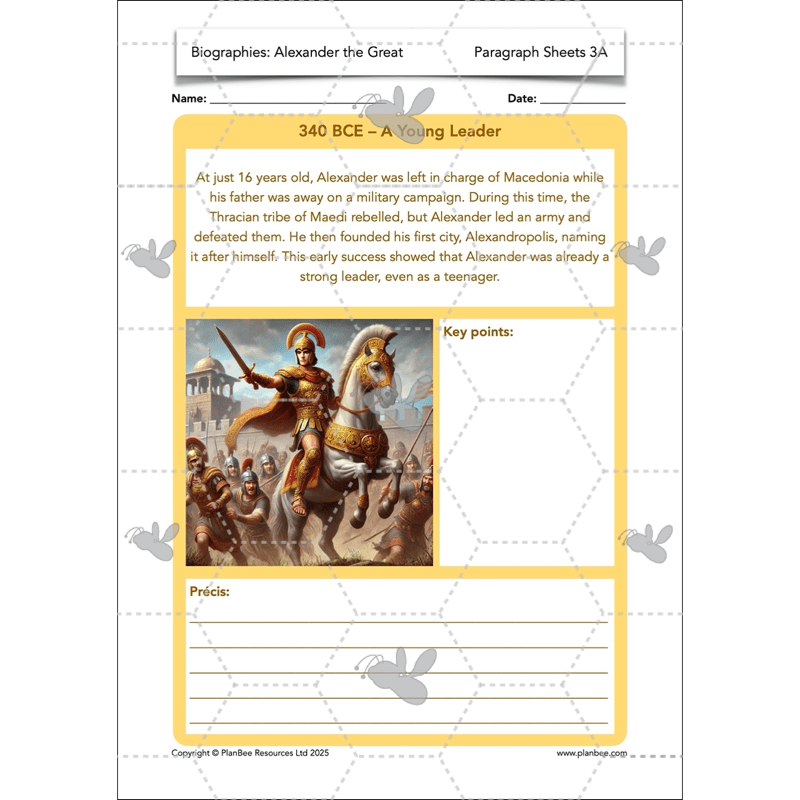 PlanBee Alexander the Great KS2 | English Lessons | Biographies