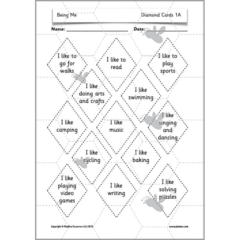 PlanBee Being Me | PSHE lessons KS1 | Year 2