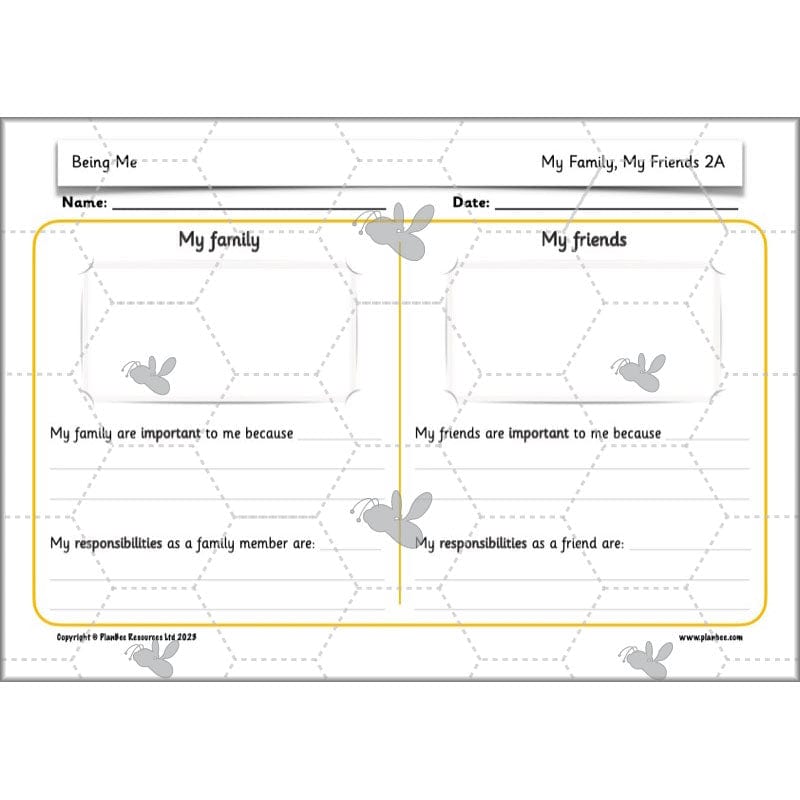 PlanBee Being Me | PSHE lessons KS1 | Year 2