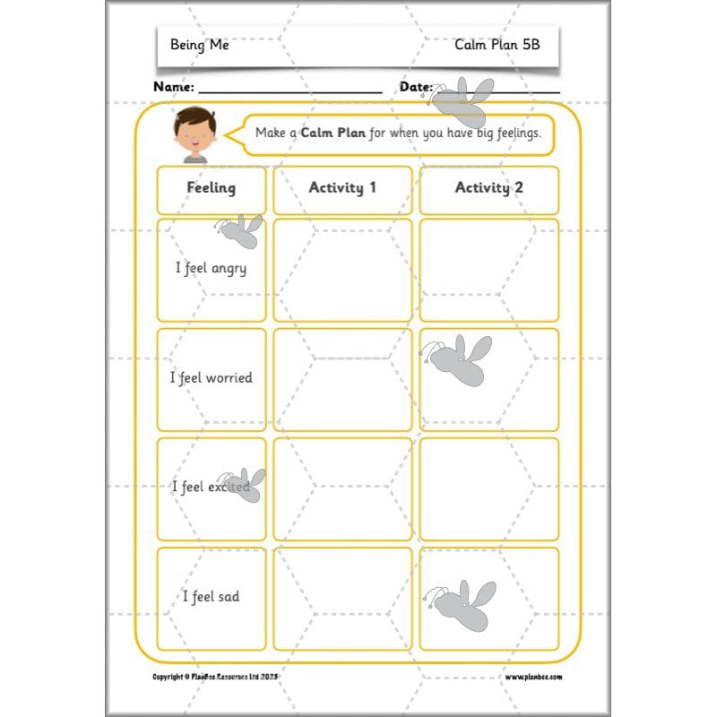 PlanBee Being Me | PSHE lessons KS1 | Year 2